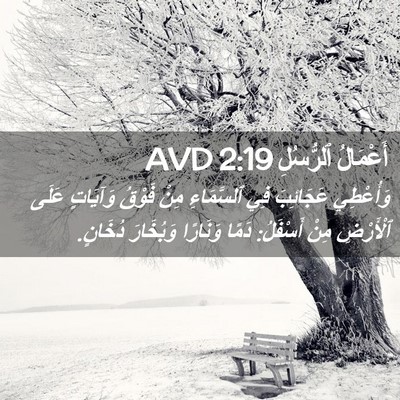 Picture 02 - أَعْمَالُ ٱلرُّسُلِ 2:19 AVD - وَأُعْطِي عَجَائِبَ فِي - Bible Verse Picture