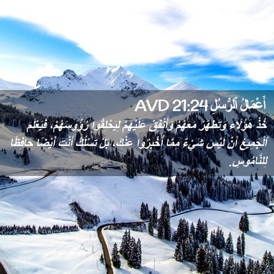 Picture 02 - أَعْمَالُ ٱلرُّسُلِ 21:24 AVD - خُذْ هَؤُلَاءِ وَتَطهَّرْ - Bible Verse Picture
