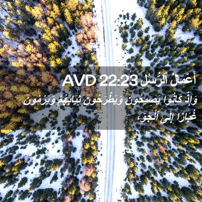 Picture 02 - أَعْمَالُ ٱلرُّسُلِ 22:23 AVD - وَإِذْ كَانُوا يَصِيحُونَ - Bible Verse Picture