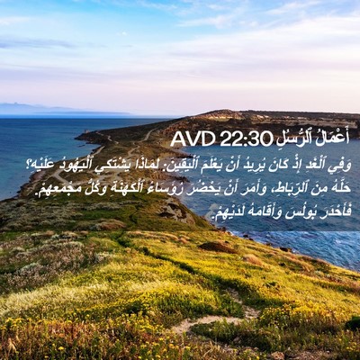 Picture 02 - أَعْمَالُ ٱلرُّسُلِ 22:30 AVD - وَفِي ٱلْغَدِ إِذْ كَانَ - Bible Verse Picture