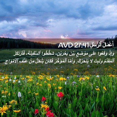 Picture 02 - أَعْمَالُ ٱلرُّسُلِ 27:41 AVD - وَإِذْ وَقَعُوا عَلَى - Bible Verse Picture