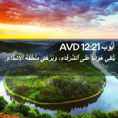 Picture 02 - أَيُّوبَ 12:21 AVD - يُلْقِي هَوَانًا عَلَى - Bible Verse Picture