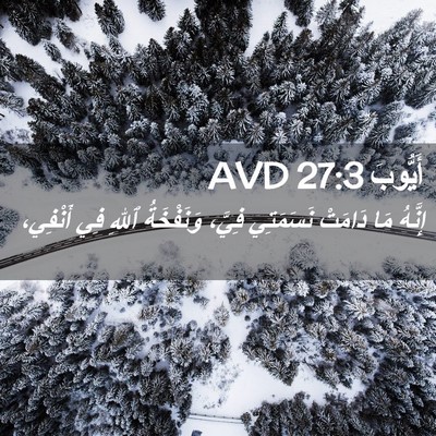 Picture 02 - أَيُّوبَ 27:3 AVD - إِنَّهُ مَا دَامَتْ - Bible Verse Picture