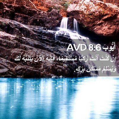 Picture 02 - أَيُّوبَ 8:6 AVD - إِنْ كُنْتَ أَنْتَ - Bible Verse Picture
