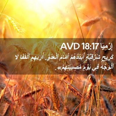 Picture 02 - إِرْمِيَا 18:17 AVD - كَرِيحٍ شَرْقِيَّةٍ - Bible Verse Picture
