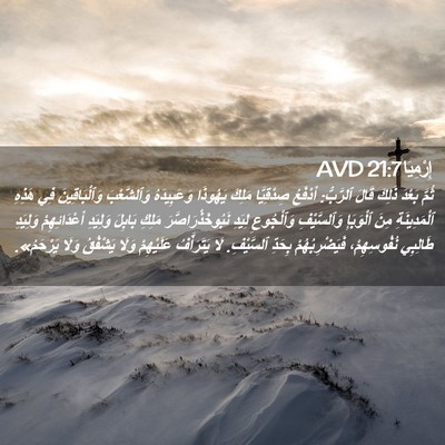 Picture 02 - إِرْمِيَا 21:7 AVD - ثُمَّ بَعْدَ ذَلِكَ قَالَ - Bible Verse Picture