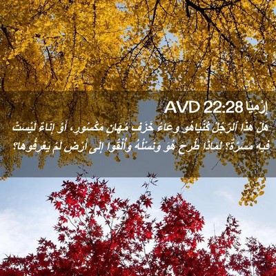 Picture 02 - إِرْمِيَا 22:28 AVD - هَلْ هَذَا ٱلرَّجُلُ - Bible Verse Picture