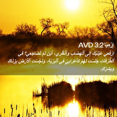 Picture 02 - إِرْمِيَا 3:2 AVD - اِرْفَعِي عَيْنَيْكِ - Bible Verse Picture