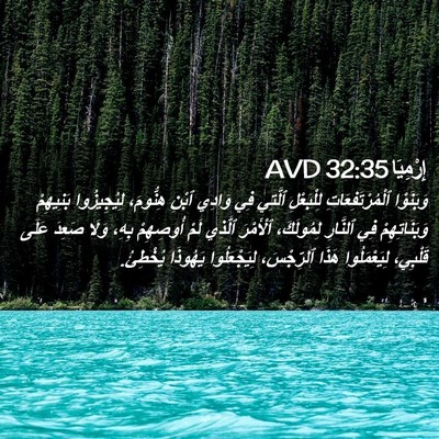 Picture 02 - إِرْمِيَا 32:35 AVD - وَبَنَوْا - Bible Verse Picture