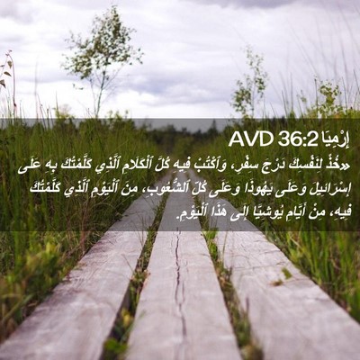 Picture 02 - إِرْمِيَا 36:2 AVD - «خُذْ لِنَفْسِكَ دَرْجَ - Bible Verse Picture