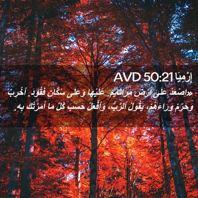 Picture 02 - إِرْمِيَا 50:21 AVD - «اِصْعَدْ عَلَى أَرْضِ - Bible Verse Picture