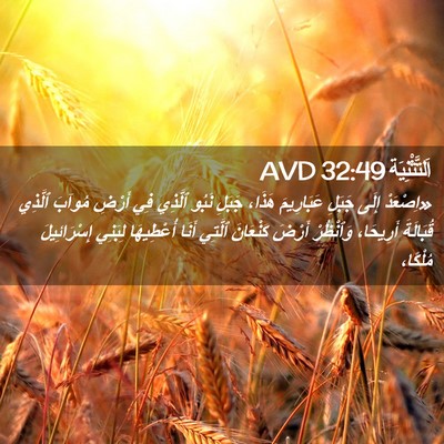 Picture 02 - اَلتَّثْنِيَة 32:49 AVD - «اِصْعَدْ إِلَى جَبَلِ - Bible Verse Picture