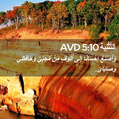 Picture 02 - اَلتَّثْنِيَة 5:10 AVD - وَأَصْنَعُ إِحْسَانًا - Bible Verse Picture