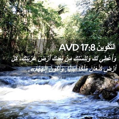 Picture 02 - اَلتَّكْوِينُ 17:8 AVD - وَأُعْطِي لَكَ - Bible Verse Picture