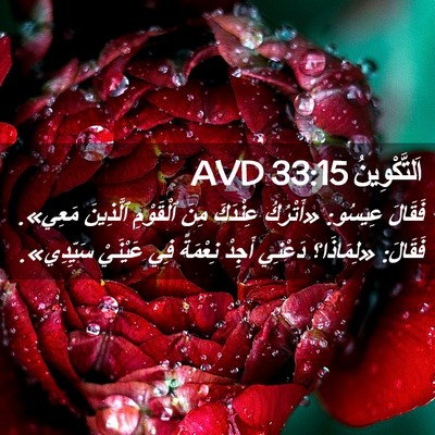 Picture 02 - اَلتَّكْوِينُ 33:15 AVD - فَقَالَ عِيسُو: «أَتْرُكُ - Bible Verse Picture