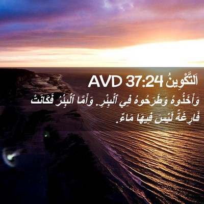 Picture 02 - اَلتَّكْوِينُ 37:24 AVD - وَأَخَذُوهُ وَطَرَحُوهُ - Bible Verse Picture