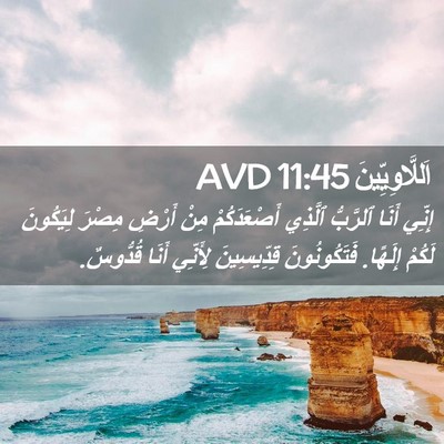 Picture 02 - اَللَّاوِيِّينَ 11:45 AVD - إِنِّي أَنَا ٱلرَّبُّ - Bible Verse Picture