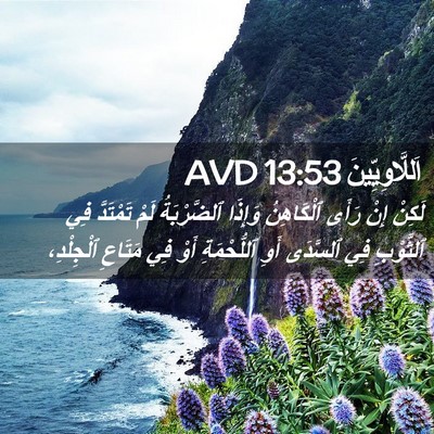 Picture 02 - اَللَّاوِيِّينَ 13:53 AVD - لَكِنْ إِنْ رَأَى - Bible Verse Picture