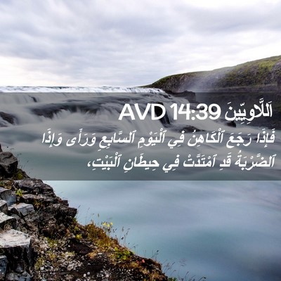 Picture 02 - اَللَّاوِيِّينَ 14:39 AVD - فَإِذَا رَجَعَ ٱلْكَاهِنُ - Bible Verse Picture
