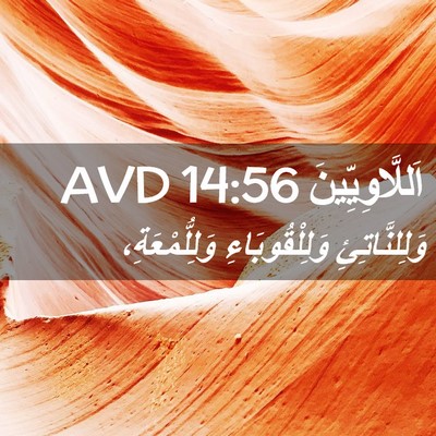 Picture 02 - اَللَّاوِيِّينَ 14:56 AVD - وَلِلنَّاتِئِ - Bible Verse Picture