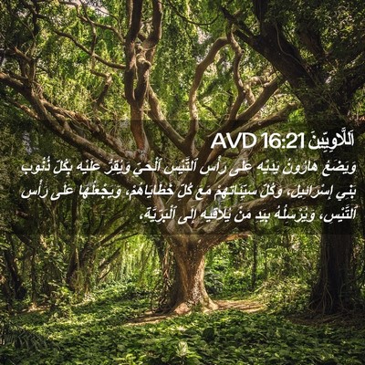 Picture 02 - اَللَّاوِيِّينَ 16:21 AVD - وَيَضَعُ هَارُونُ - Bible Verse Picture