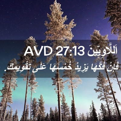 Picture 02 - اَللَّاوِيِّينَ 27:13 AVD - فَإِنْ فَكَّهَا يَزِيدُ - Bible Verse Picture