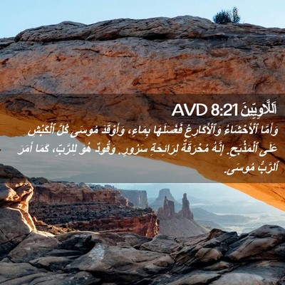 Picture 02 - اَللَّاوِيِّينَ 8:21 AVD - وَأَمَّا ٱلْأَحْشَاءُ - Bible Verse Picture
