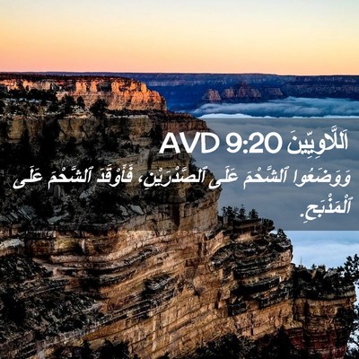 Picture 02 - اَللَّاوِيِّينَ 9:20 AVD - وَوَضَعُوا ٱلشَّحْمَ - Bible Verse Picture