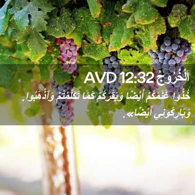 Picture 02 - اَلْخُرُوجُ 12:32 AVD - خُذُوا غَنَمَكُمْ أَيْضًا - Bible Verse Picture