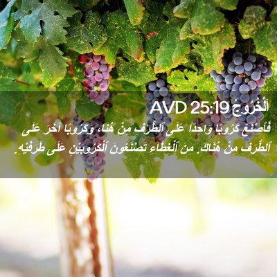 Picture 02 - اَلْخُرُوجُ 25:19 AVD - فَٱصْنَعْ كَرُوبًا - Bible Verse Picture