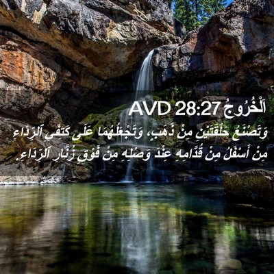 Picture 02 - اَلْخُرُوجُ 28:27 AVD - وَتَصْنَعُ حَلْقَتَيْنِ - Bible Verse Picture