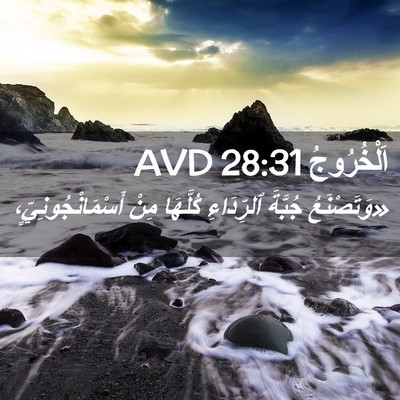 Picture 02 - اَلْخُرُوجُ 28:31 AVD - «وَتَصْنَعُ جُبَّةَ - Bible Verse Picture