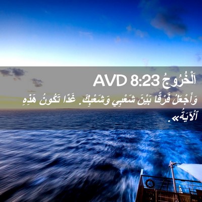 Picture 02 - اَلْخُرُوجُ 8:23 AVD - وَأَجْعَلُ فَرْقًا بَيْنَ - Bible Verse Picture