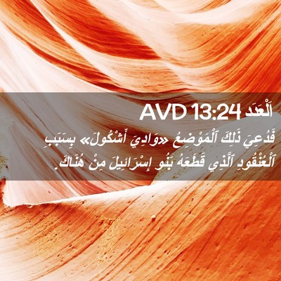 Picture 02 - اَلْعَدَد 13:24 AVD - فَدُعِيَ ذَلِكَ - Bible Verse Picture