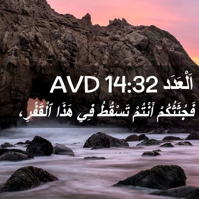 Picture 02 - اَلْعَدَد 14:32 AVD - فَجُثَثُكُمْ أَنْتُمْ - Bible Verse Picture