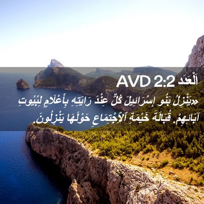 Picture 02 - اَلْعَدَد 2:2 AVD - «يَنْزِلُ بَنُو - Bible Verse Picture