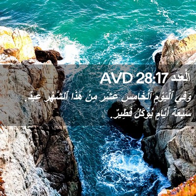 Picture 02 - اَلْعَدَد 28:17 AVD - وَفِي ٱلْيَوْمِ - Bible Verse Picture