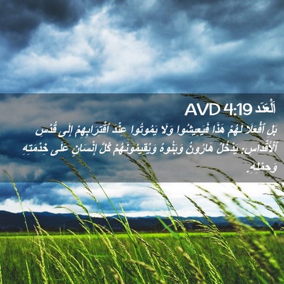 Picture 02 - اَلْعَدَد 4:19 AVD - بَلِ ٱفْعَلَا لَهُمْ هَذَا - Bible Verse Picture