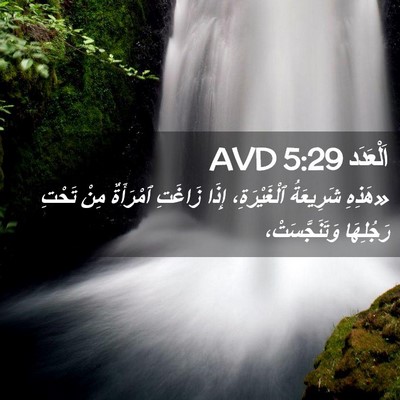 Picture 02 - اَلْعَدَد 5:29 AVD - «هَذِهِ شَرِيعَةُ - Bible Verse Picture