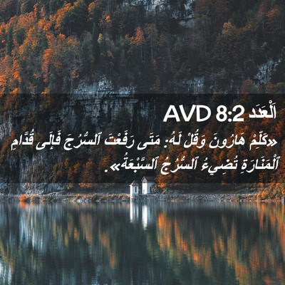 Picture 02 - اَلْعَدَد 8:2 AVD - «كَلِّمْ هَارُونَ وَقُلْ - Bible Verse Picture