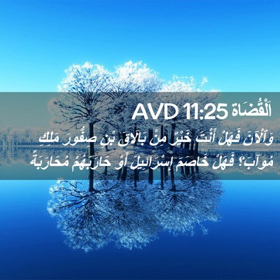Picture 02 - اَلْقُضَاة 11:25 AVD - وَٱلْآنَ فَهَلْ أَنْتَ - Bible Verse Picture