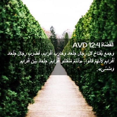 Picture 02 - اَلْقُضَاة 12:4 AVD - وَجَمَعَ يَفْتَاحُ كُلَّ - Bible Verse Picture