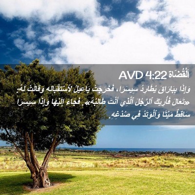 Picture 02 - اَلْقُضَاة 4:22 AVD - وَإِذَا بِبَارَاقَ - Bible Verse Picture
