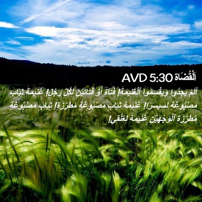 Picture 02 - اَلْقُضَاة 5:30 AVD - أَلَمْ يَجِدُوا - Bible Verse Picture