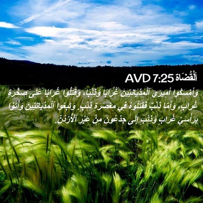 Picture 02 - اَلْقُضَاة 7:25 AVD - وَأَمْسَكُوا أَمِيرَيِ - Bible Verse Picture