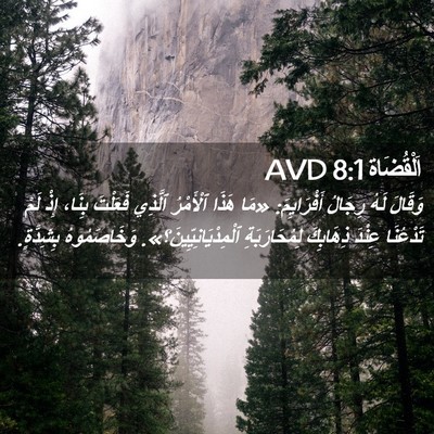 Picture 02 - اَلْقُضَاة 8:1 AVD - وَقَالَ لَهُ رِجَالُ - Bible Verse Picture