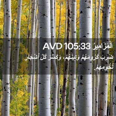 Picture 02 - اَلْمَزَامِيرُ 105:33 AVD - ضَرَبَ كُرُومَهُمْ - Bible Verse Picture