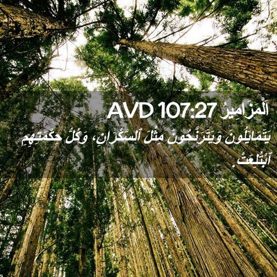 Picture 02 - اَلْمَزَامِيرُ 107:27 AVD - يَتَمَايَلُونَ - Bible Verse Picture