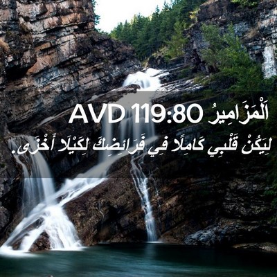Picture 02 - اَلْمَزَامِيرُ 119:80 AVD - لِيَكُنْ قَلْبِي كَامِلًا - Bible Verse Picture