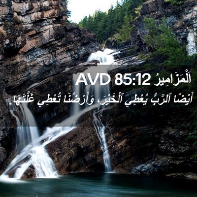 Picture 02 - اَلْمَزَامِيرُ 85:12 AVD - أَيْضًا ٱلرَّبُّ يُعْطِي - Bible Verse Picture